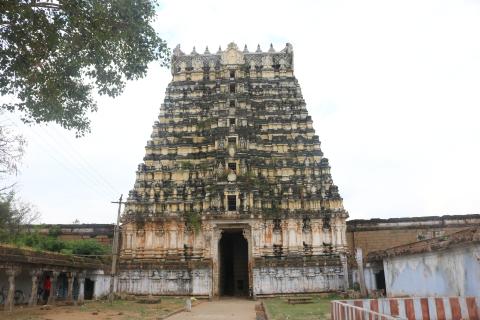 கைலாசநாதர் கோயில், இராஜகோபுரம், பிரம்மதேசம், திருநெல்வேலி, கி.பி.12-13-ஆம் நூற்றாண்டு