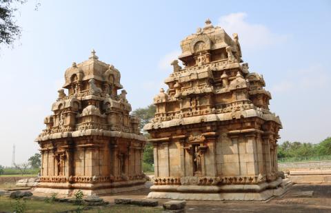 மூவர் கோயில், கோயில் முழுத்தோற்றம், கொடும்பாளுர், கி.பி.9-ஆம் நூற்றாண்டு