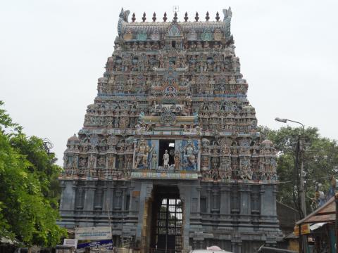 நாகேஸ்வரம் கோயில், ராஜகோபுரம், குடந்தைக்கீழ்க் கோட்டம், கும்பகோணம், கி.பி.9-ஆம் நூற்றாண்டு