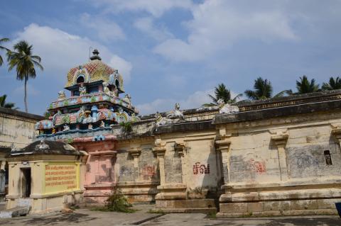 ஓதணவனேஸ்வரர் கோயில், கோயில் முழுத்தோற்றம், திருச்சோற்றுத்துறை, தஞ்சாவூர், கி.பி.9-10-ஆம் நூற்றாண்டு