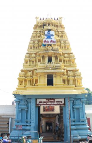 தண்டீஸ்வரர் கோயில், கோபுரம், வேளச்சேரி, சென்னை, கி.பி.20-ஆம் நூற்றாண்டு